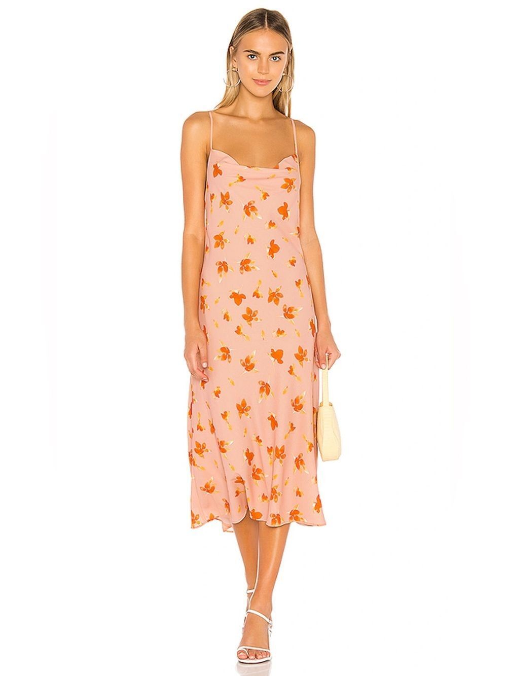 RESA Women's Berri Slip Midi Dress in Floral Punch Size Small